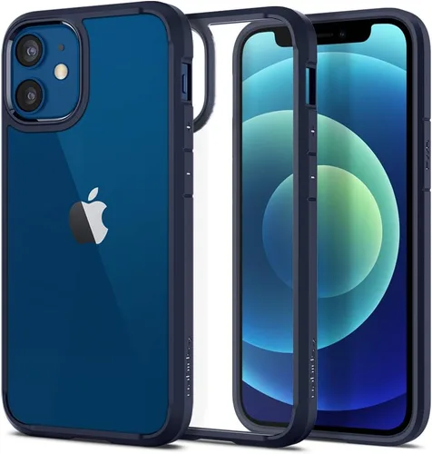 Miniatura 63 de Spigen Funda para iPhone 12 Mini, ultra híbrida, sin anillo magnético, antiamarilleo, transparente