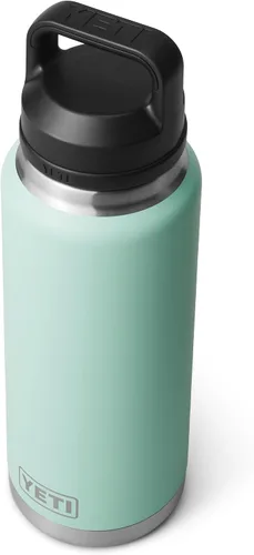 Miniatura 7 de YETI Rambler - Botella de 36 onzas, aislada al vacío, a prueba de fugas, de acero inoxidable con tapón para sorbos Aislamiento al vacío Verde mar