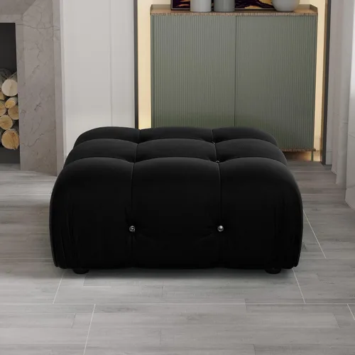 Miniatura 15 de WJShome Sofá modular modular de 103.95 pulgadas, sofá convertible de terciopelo de 3 plazas minimalista para sala de estar, sofá moderno y grande