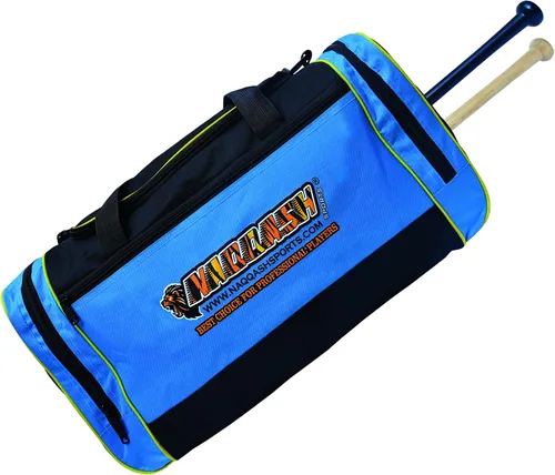 Miniatura 3 de Naqqash Sports Bolsa de béisbol y equipo con múltiples bolsillos para bate de béisbol para jóvenes, adultos y jugadores profesionales en poliéster