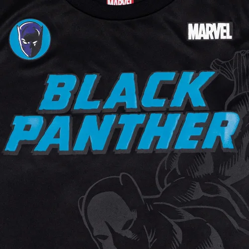 Miniatura 7 de Marvel Avengers - Conjunto de camiseta de manga corta y pantalones cortos de malla para niños