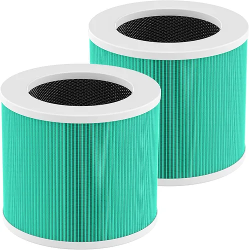 Miniatura 43 de Filtro de repuesto HE401 para purificador de aire Shark 4 compatible con purificador de aire con ventilador Shark 4 HE400, HE401C, HE401NP, HE402