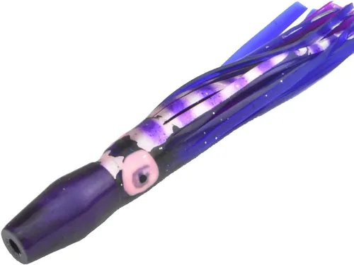 Miniatura 13 de Lobo Lures Micro-Typhoon UV 5 "Mahi Tuna Ahi Señuelo Trolling Señuelo Big Game Azul Lumo Glow