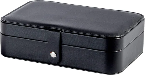 Miniatura 2 de Kendal Travel Jewelry Box, Small Portable Jewelry Organizer Mini Jewelry Case for Women, Earing Organizer, Leather Portable Jewelry Storage Boxes