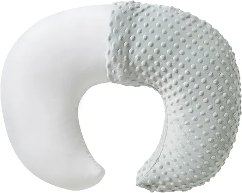 Miniatura 9 de Almohada de lactancia y posicionador con funda para lactancia materna y alimentación con biberón, apuntalamiento del bebé, tiempo boca abajo, apoyo