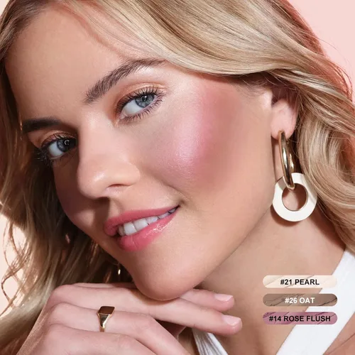 Miniatura 2 de FOCALLURE 3 barras de contorno en crema, tonos con iluminador y bronceador y rubor, lápiz de contorno facial de larga duración no graso, fácil