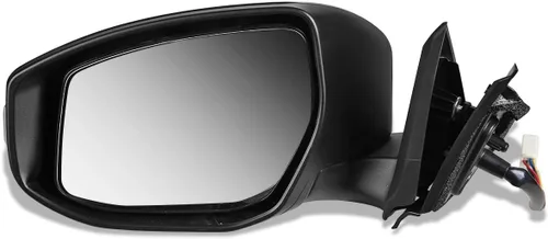 DNA MOTORING OEM-MR-NI1320225 Estilo de fábrica alimentado+calentado+señal de giro izquierda espejo de puerta de vista lateral compatible con Nissan
