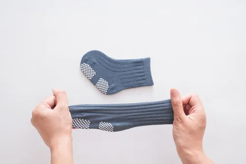 Miniatura 5 de J Poqobog - Calcetines de tripa para bebés, calcetines de algodón peinado con agarre para niños pequeños, sin deslizamiento/antideslizamiento
