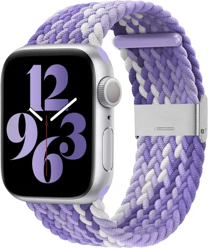 Miniatura 35 de Bandiction - Correas compatibles con Apple Watch de 44mm 40mm 38mm 42mm 41mm 45mm 46mm 49mm, bandas iWatch para mujeres y hombres, correa elástica