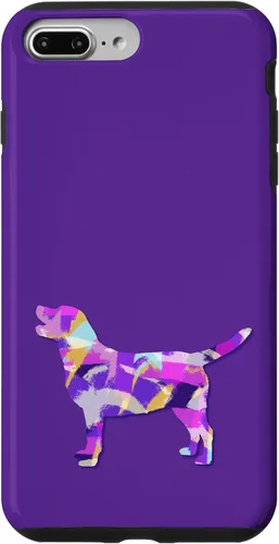 Miniatura 12 de Labrador Retriever Dog Silhouette Purple Pink Yellow Blue Case for iPhone 17