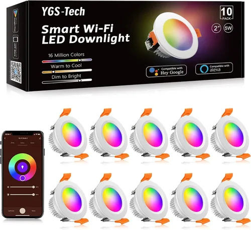 Miniatura 22 de Iluminación LED empotrable de 2 pulgadas, luz Downlight regulable de 3 W (equivalente a halógeno de 35 W), CRI80, luz de techo blanca natural