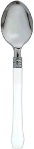 Miniatura 2 de Amscan Vanilla Créme Classic Choice - Cucharas de cubertería (20 unidades), multicolor