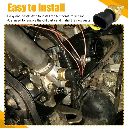 Miniatura 7 de Sensor de temperatura del refrigerante del motor, sensor de temperatura del agua, accesorios de automóvil, sensor de temperatura automotriz