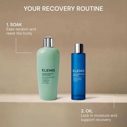 Miniatura 8 de ELEMIS Músculo doloroso Super Soak 13.5 fl oz, leche de baño natural remojo para aliviar dolores musculares y tensión