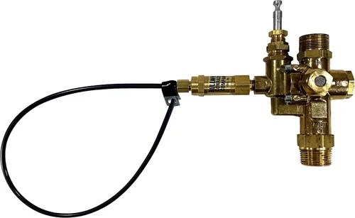 Miniatura 5 de Entrada superior de compresión de 3/4 pulgadas x 3/4 pulgadas MNPT Oulet, válvula de retención piloto descargador combinado con cable de control