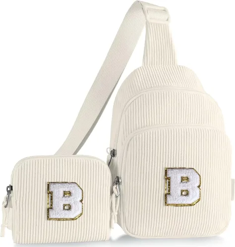 Miniatura 41 de Riñonera cruzada para niñas, Beige, Small