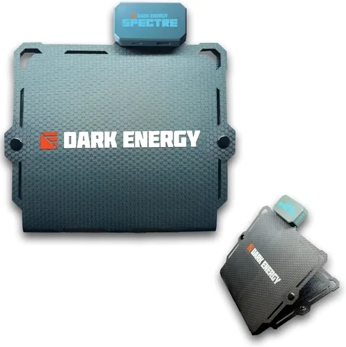 Dark Energy Spectre - Panel solar plegable de 8 W | Energía solar portátil carga dispositivos USB-C y USB-A | Resistente a golpes e impactos con