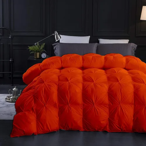 Miniatura 16 de Home Decor - Edredón de plumón alternativo plisado de 1500 hilos, tamaño individual XL, 68 x 92 pulgadas, 1 edredón y 4 fundas de almohada, 27.64