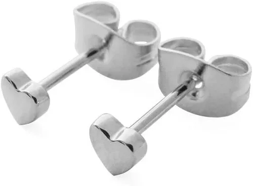 HONEYCAT Aretes de corazón pequeño en oro, oro rosa o plata Joyería minimalista y delicada