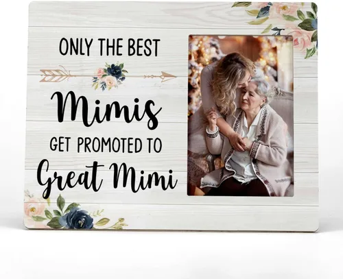 Miniatura 8 de FONDCANYON Justo cuando las abuelas piensan que su trabajo está hecho, alguien las llama abuelas geniales Marco de foto para anuncio de embarazo