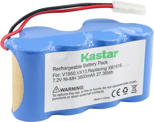 Kastar Paquete de baterías de 7,2 V, 3800 mAh, repuesto para aspiradora Euro-Pro Shark V1950 VX3 V1917 Shark XB1918