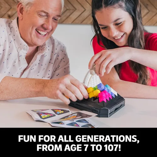 Miniatura 5 de Educational Insights Kanoodle Pyramid - Rompecabezas cerebrales 3D, juego de lógica de un solo jugador, juegos de viaje portátiles para niños