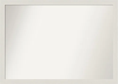 Miniatura 103 de Amanti Art Espejo de baño blanco para sobre el fregadero, 24 x 24 pulgadas, hecho a medida, espejo de tocador cuadrado blanco estrecho, marco