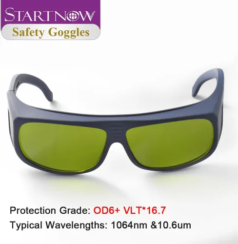 Miniatura 2 de STARTNOW Gafas de seguridad láser 1064nm para grabado láser Soldadura Protección ocular OD6+escudo protector Galsses