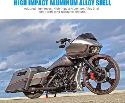 Miniatura 3 de DREAMIZER Espejos retrovisores de motocicleta Espejos laterales de manillar para Street Glide Road Glide Electra Glide CVO Sportster Road King