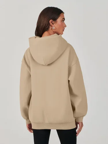 Miniatura 5 de ANRABESS Womens Oversized Hoodies Fleece Sweatshirts Long Sleeve Hooded Pullover Winter Clothes with Pocket