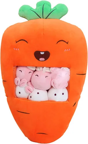 Miniatura 11 de REFAHB Linda almohada de plátano de peluche, juguetes extraíbles y esponjosos, regalos creativos para adolescentes, niñas y niños