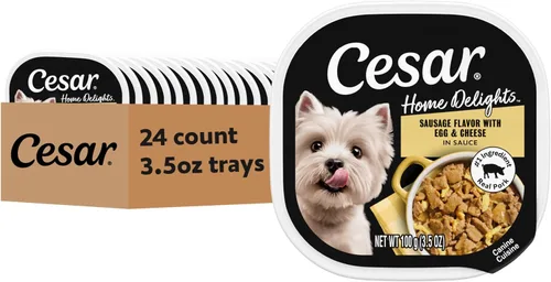 Miniatura 19 de Cesar Home Delights - Comida húmeda para perros adultos, cena en salsa de pollo y verduras cocidas a fuego lento, bandeja de comida para perros