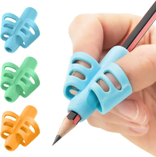 Miniatura 7 de Stylo Paquete de 6 empuñaduras para lápices para escritura a mano de niños, pinzas ergonómicas para lápices para niños de 2 a 5 años, preescolar