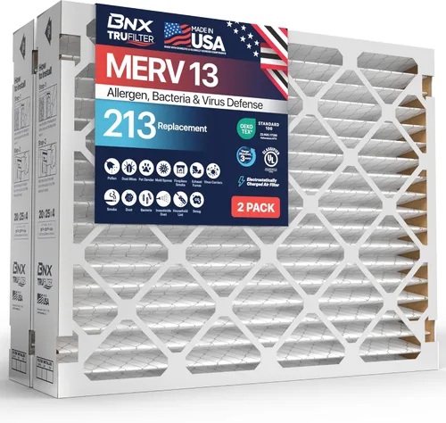 Miniatura 22 de BNX TruFilter - Filtro de aire 10 x 10 x 1 MERV 13, electrostático plisado, para aire acondicionado, HVAC y hornos, para alergias, polen, moho