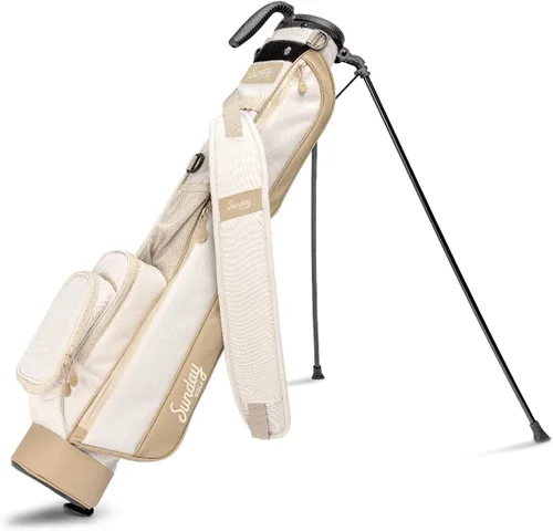 Miniatura 14 de The Original Sunday Golf Loma Bag - Bolsa de golf ligera con correa y soporte, fácil de transportar bolsa de pie para campo de prácticas, par 3