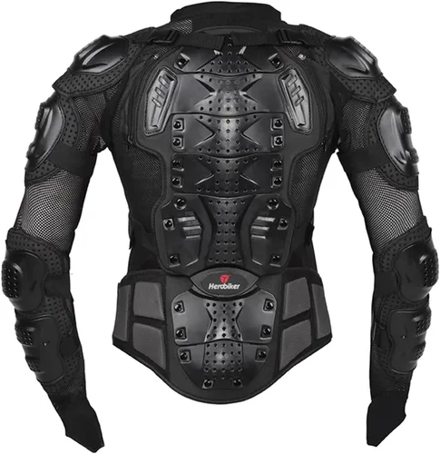 Miniatura 5 de HEROBIKER - Chaqueta de armadura completa para motocicleta, protección para la columna y el pecho, equipo de motocross, protector para motocicleta
