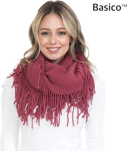 Miniatura 2 de Basico - Bufandas infinitas para mujer, modernas, suaves y de invierno