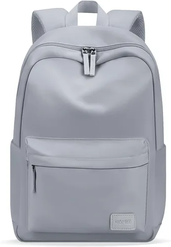 Miniatura 8 de HOMIEE Mochila ligera para laptop de uso casual, se adapta a computadoras de 15.6 pulgadas, resistente al agua, pequeña, linda, unisex, mochila