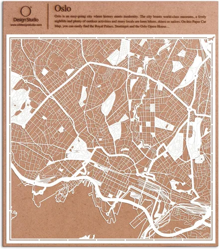 Miniatura 48 de O3 Design Studio Aberdeen - Mapa de papel cortado en papel blanco de 12 x 12 pulgadas