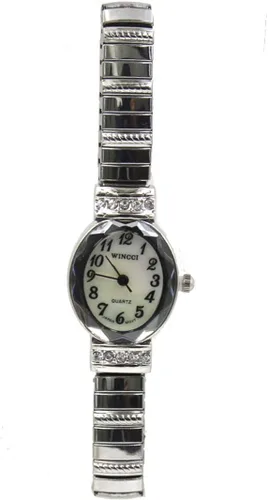 Miniatura 5 de Reloj de pulsera para mujer con esfera ovalada y detalle de cristal
