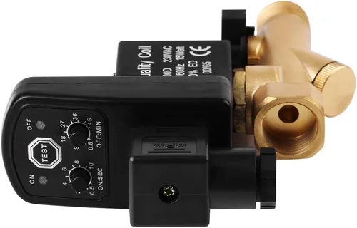 Miniatura 5 de Válvula de drenaje automática Válvula de drenaje temporizada electrónica G1/2 DN15 para la CA 230V de la gestión del condensado del compresor de aire