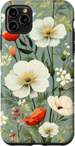 Miniatura 13 de Sage Green Flower Wildflower Pattern Floral Case for iPhone 17