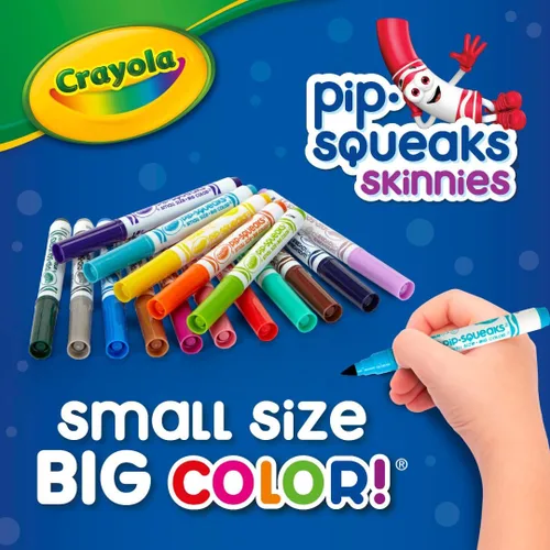 Miniatura 5 de Crayola Marcadores lavables Pip-Squeaks Skinnies, 16