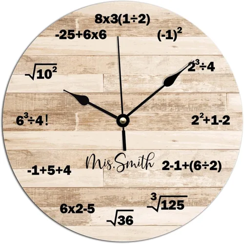 Miniatura 8 de ArogGeld Lived A Thousand Lives Read Books - Reloj de arte que no hace tictac, funciona con pilas, para leer libros, para amantes de los libros