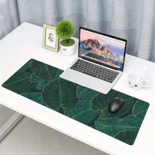 Miniatura 6 de Alfombrilla de mouse grande para juegos, extendida, grande, XL, para teclado, laptop, computadora, escritorio, con base antideslizante, borde cosido
