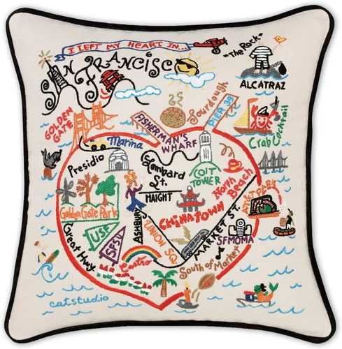 Miniatura 142 de Catstudio Almohada decorativa bordada a mano de Texas