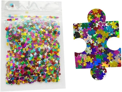 Miniatura 30 de Paquete de 0.35 onzas por paquete, astilla de 0.47 pulgadas con purpurina de huesos grandes, para festivales, rave, maquillaje, rostro, cuerpo