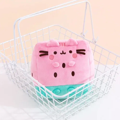 Miniatura 2 de GUND Pusheen - Peluche de sandía para gatos de 8 años en adelante, rosa/verde, 6 pulgadas