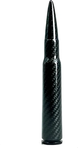 Miniatura 8 de Antena de 50 Cal Stubby con mástil para eliminar la antena de pista, reemplazo para Ford F150 F250 F350 RAM 1500 2500 GMC Denali Chevy Pick-up