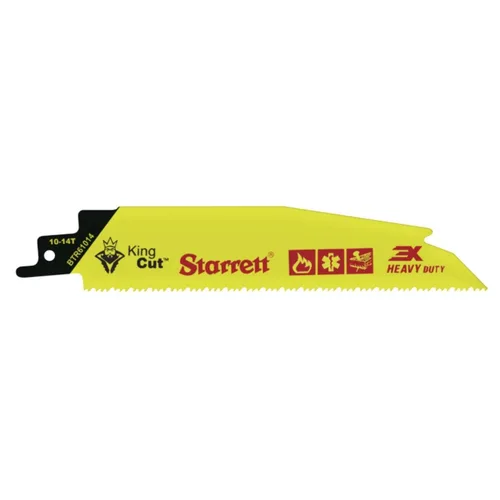 Miniatura 13 de Starrett Hoja de sierra recíproca de demolición y rescate de incendios bimetálica, 9 pulgadas de largo, 3/4 pulgadas de ancho, 0.50 pulgadas